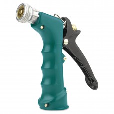 Gilmour Insulated Grip Nozzle, Pistol-Grip, Zinc/Brass/Rubber, Green   551505520